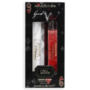 Alice in Wonderland- Lip Gloss + Lip Oil Duo Queen Lip Duo