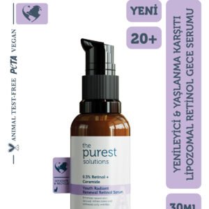 Yenileyici & Yaşlanma Karşıtı Lipozomal Retinol Gece Serumu 20+, 30ml