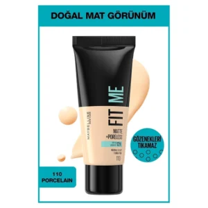 Fit Me Matte+poreless Fondöten - 110 Porcelain