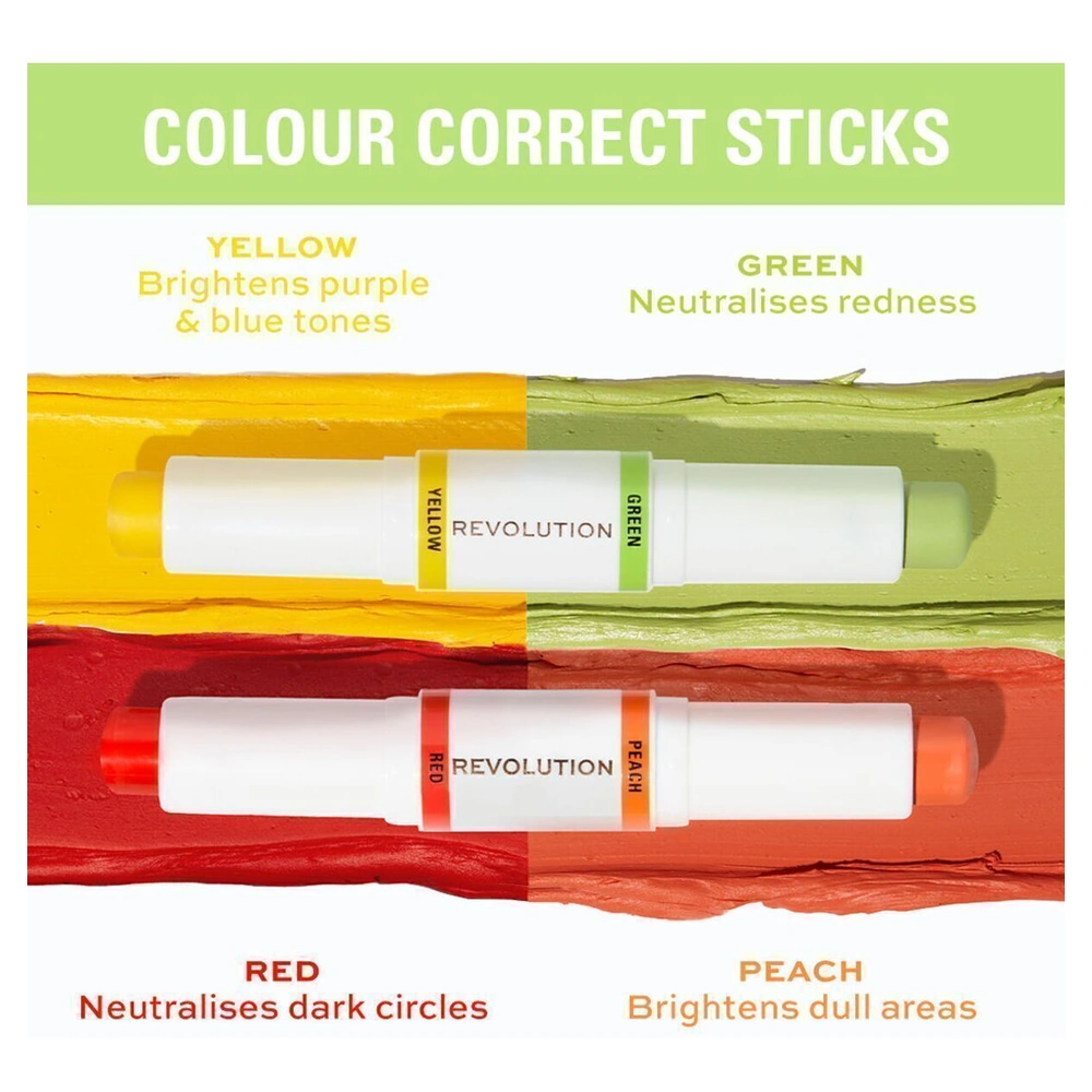Colour Correcting Stick Yellow & Green Stick - Kapatıcı Sarı & Yeşil - Görsel 3