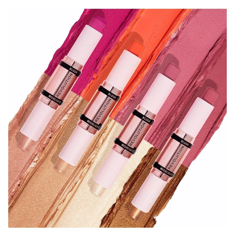 Allık ve Aydınlatıcı Stick Blush & Highlight Champagne Shine - Görsel 3
