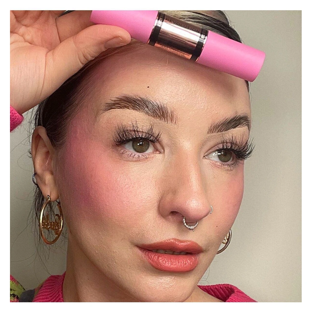 Allık ve Aydınlatıcı Stick Blush & Highlight Champagne Shine - Görsel 4