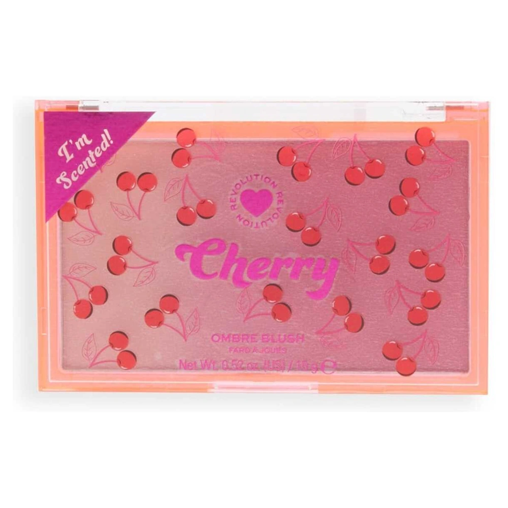 Allık Kiraz - Ombre Blush Cherry Işıltılı toz allık ve highligter Pinkrain
