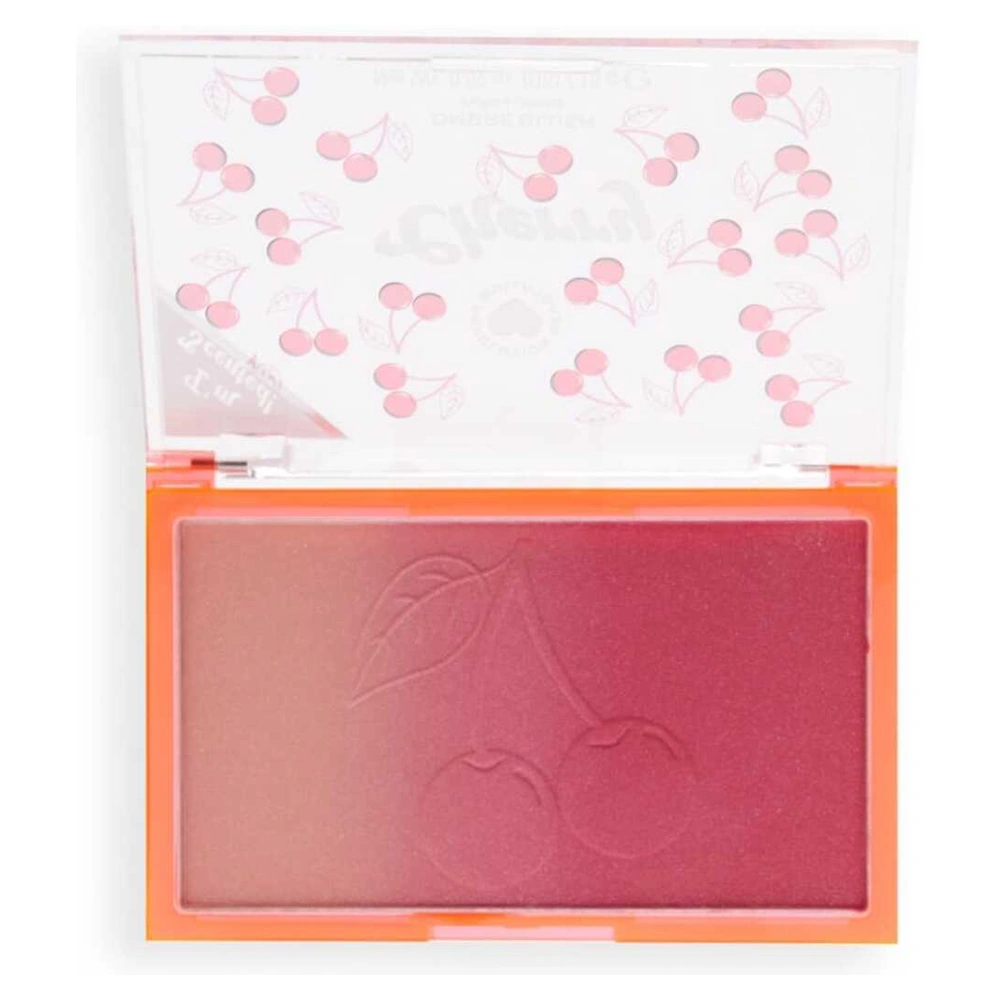 Allık Kiraz - Ombre Blush Cherry Işıltılı toz allık ve highligter Pinkrain - Görsel 3