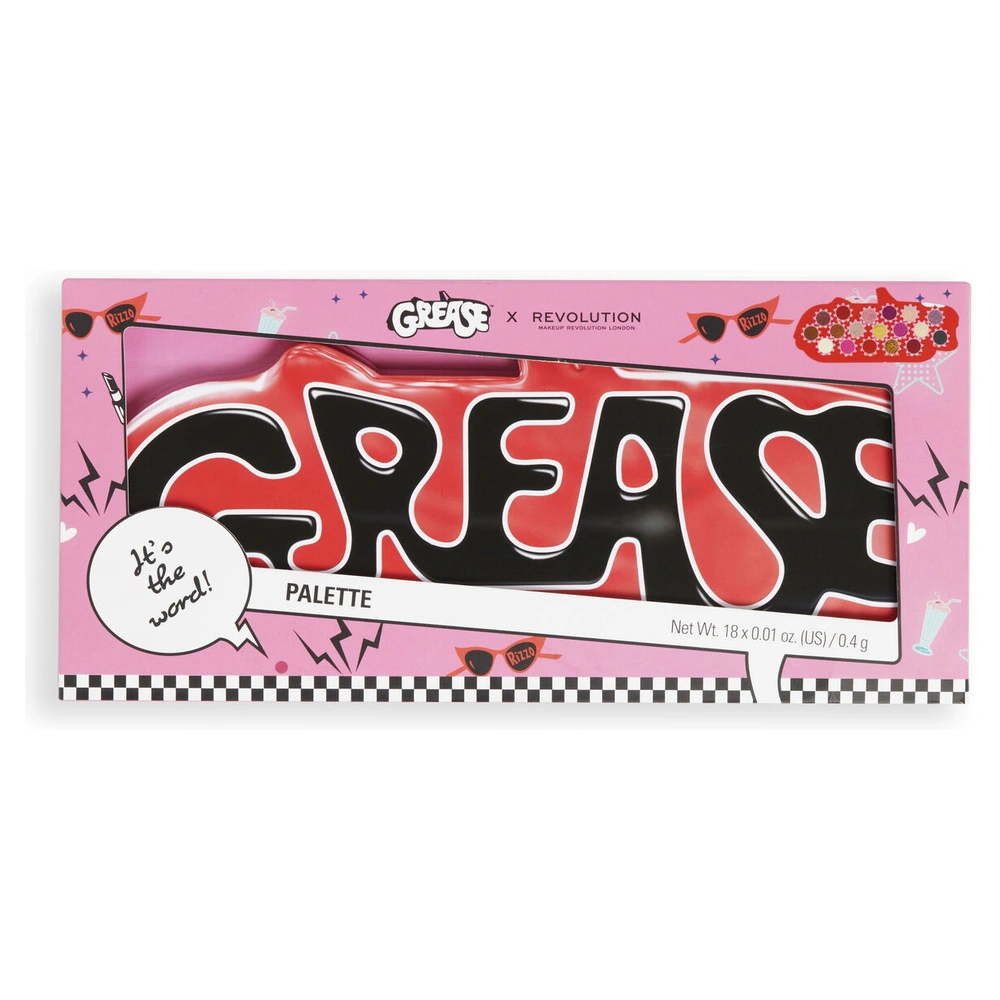 Grease x Makeup Revolution It's the Word Eyeshadow Palette - Far Paleti - Görsel 5