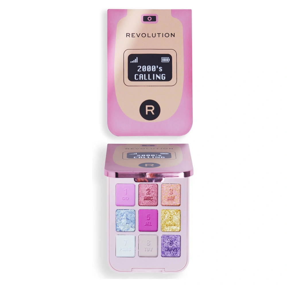 Y2k Baby Flip Phone Eyeshadow Palette - Telefon Far Paleti
