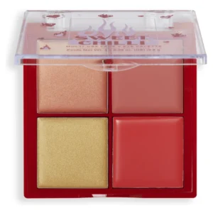 Sweet Chilli Cream Blush & Highlight Quad - Krem Allık ve Aydınlatıcı 4'lü