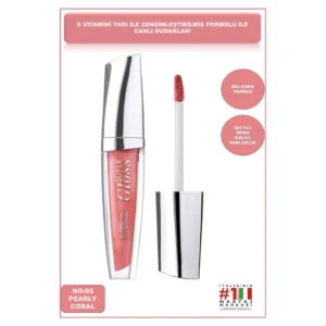 Milano No: 05 Pearly Coral Super Gloss