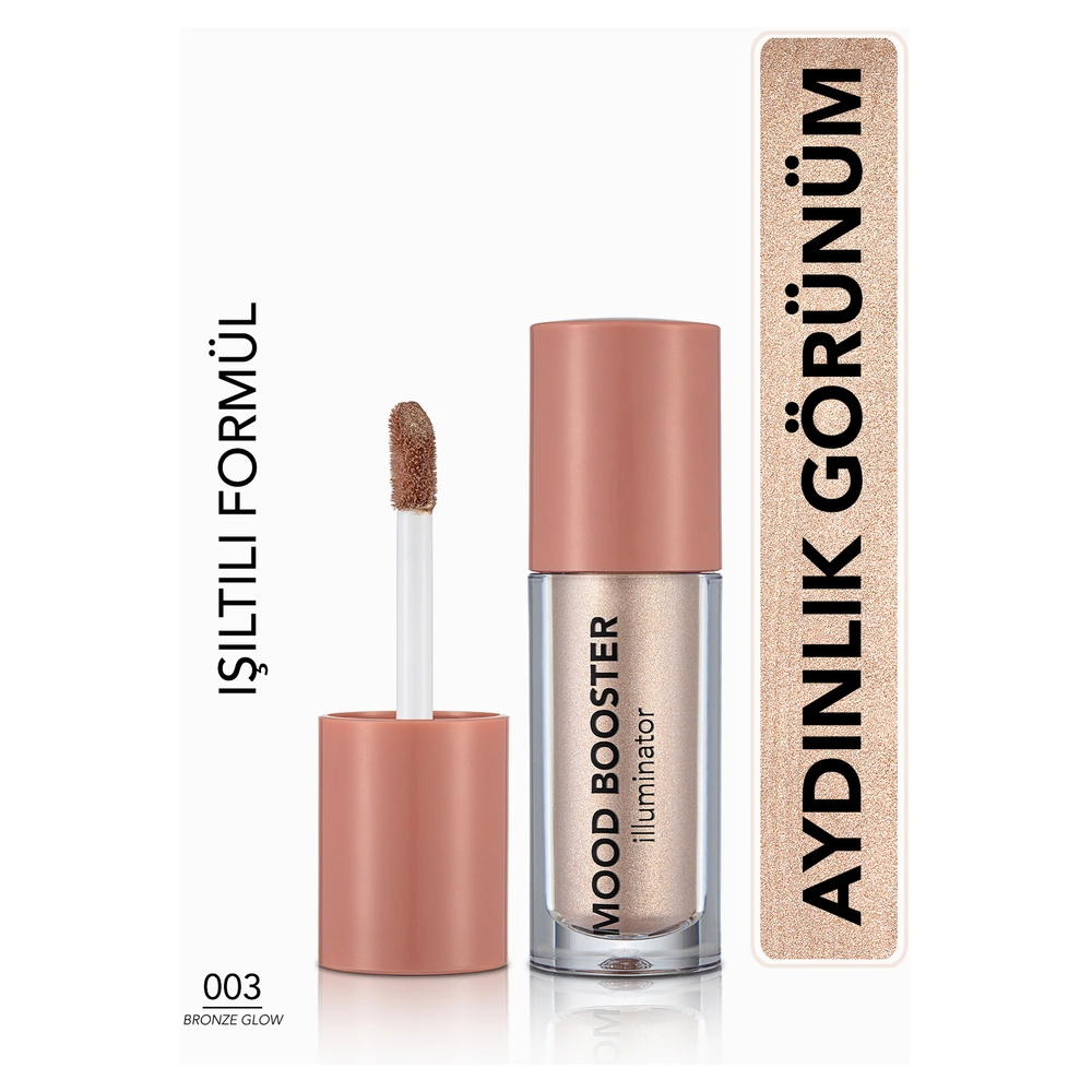 Likit Aydınlatıcı - Mood Booster Liquid Illuminator - 003 Bronze Glow - 8682536043694