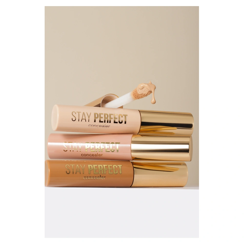 Doğal Bitişli Kapatıcı (SICAK ALT TON) - Stay Perfect Concealer - 002 Light - 8682536085465 - Görsel 8