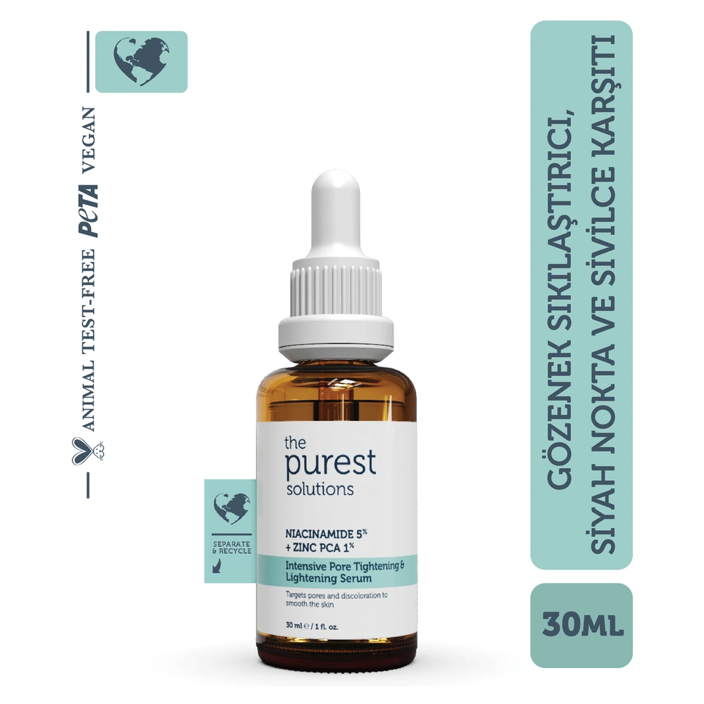 Siyah Nokta Ve Karşıtı Niacinamide Cilt Bakım Serumu 30 ml (niacinamide 5% & Zinc Pca 1%)