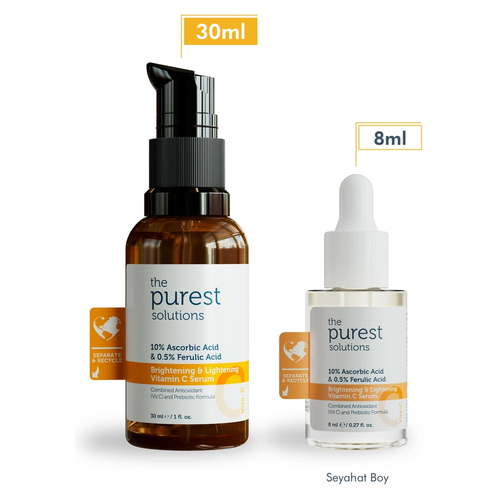 C Vit Aydınlatıcı Ve Ton Eşitleyici Bakım Serumu 30 ml %10 Ascorbic Acid & Ferulic Acid %0,5 - Görsel 6