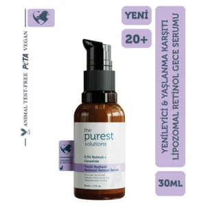 Yenileyici & Yaşlanma Karşıtı Lipozomal Retinol Gece Serumu 20+, 30ml